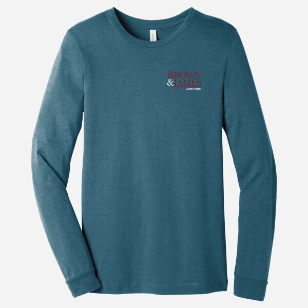 Unisex Heather CVC Long Sleeve Tee Thumbnail
